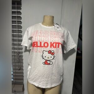 Hello Kitty White and Pink Kids Tee